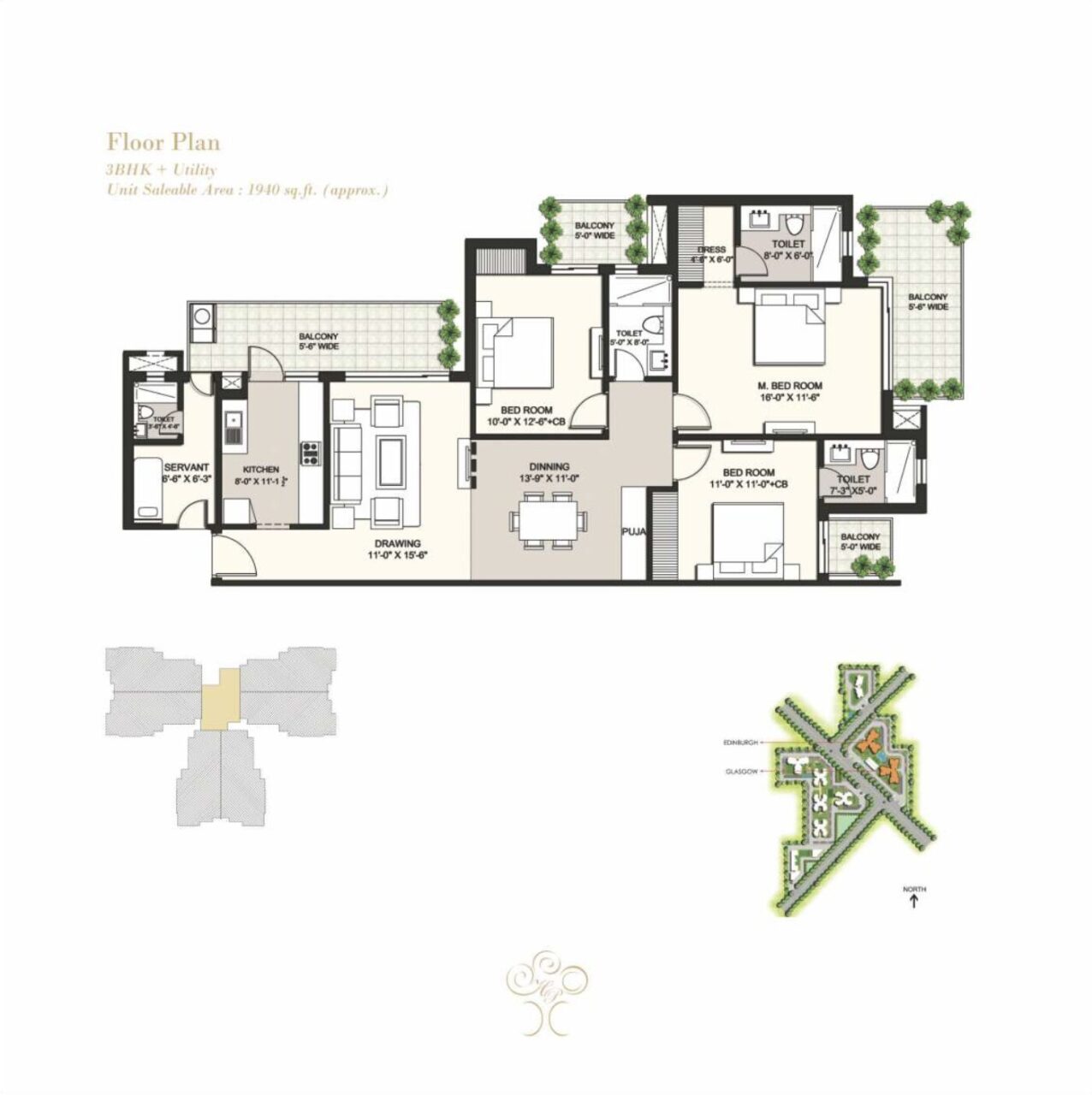 Ansal Highland Park Floor Plan